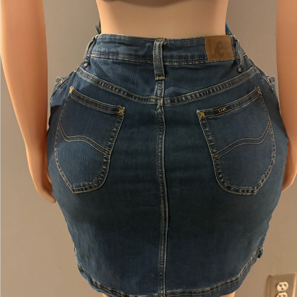 Lee Dark Blue Mini Skort - Picture 2 of 4